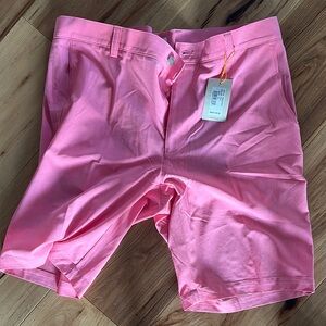 Peter Miller Pink Men's Golf Shorts NWT